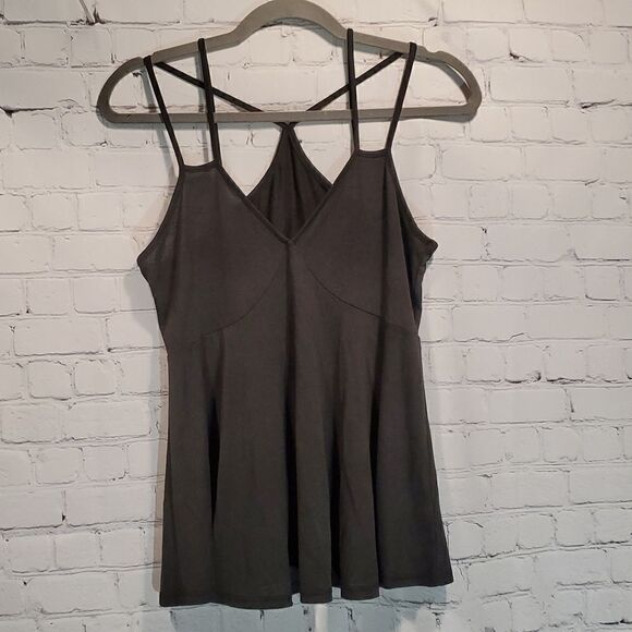 RO&DE black strappy modal tank top - Picture 1 of 6